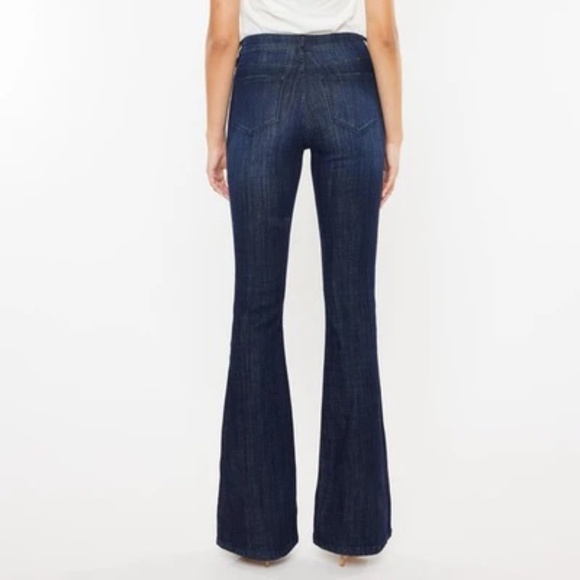 Women's Dark Wash KanCan Flaores - Picture 2 of 3